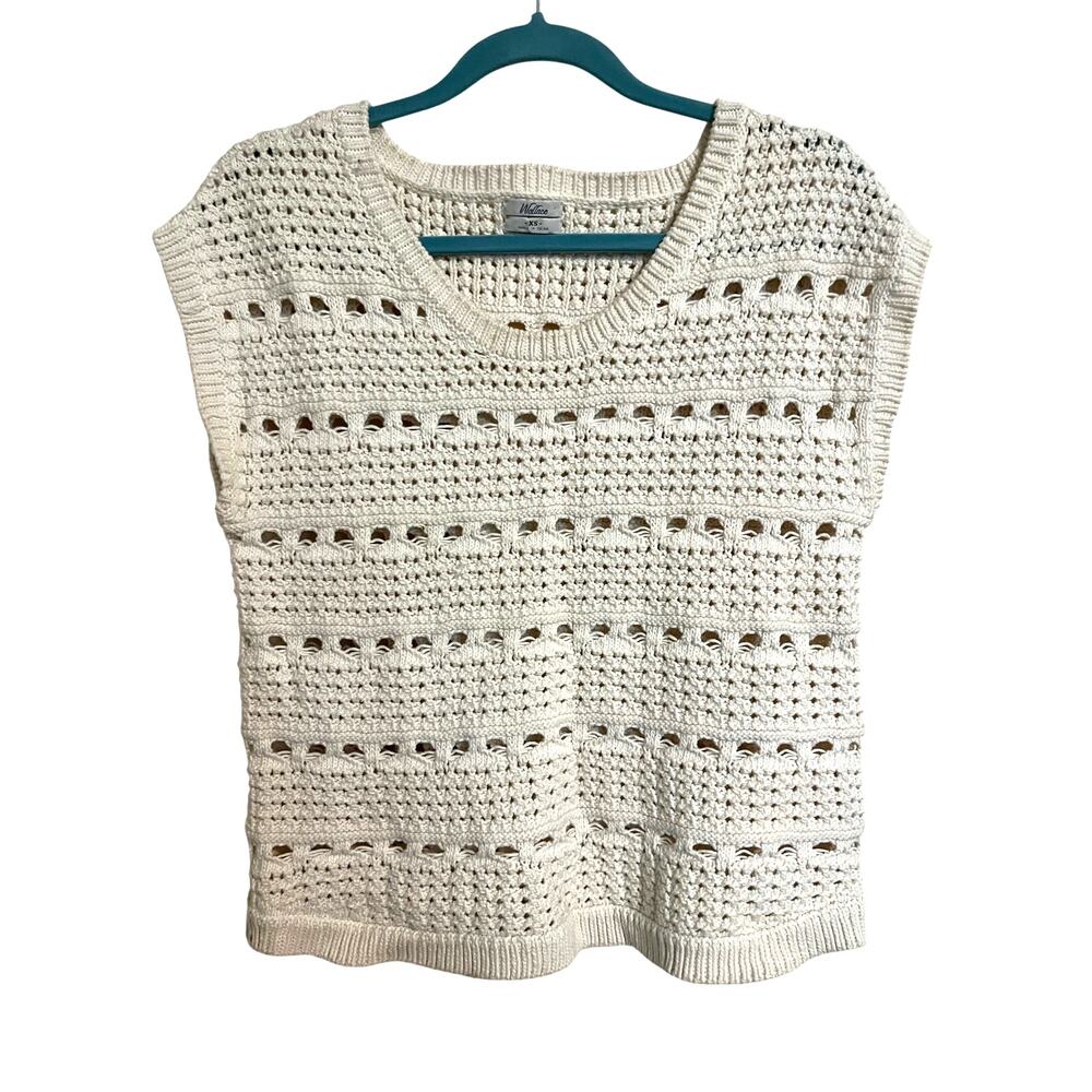Vintage Open-Knit Top
